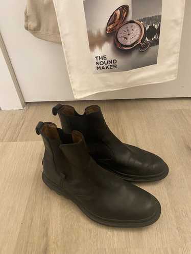 Sorel Rainproof Black Leather Chelsea Boots