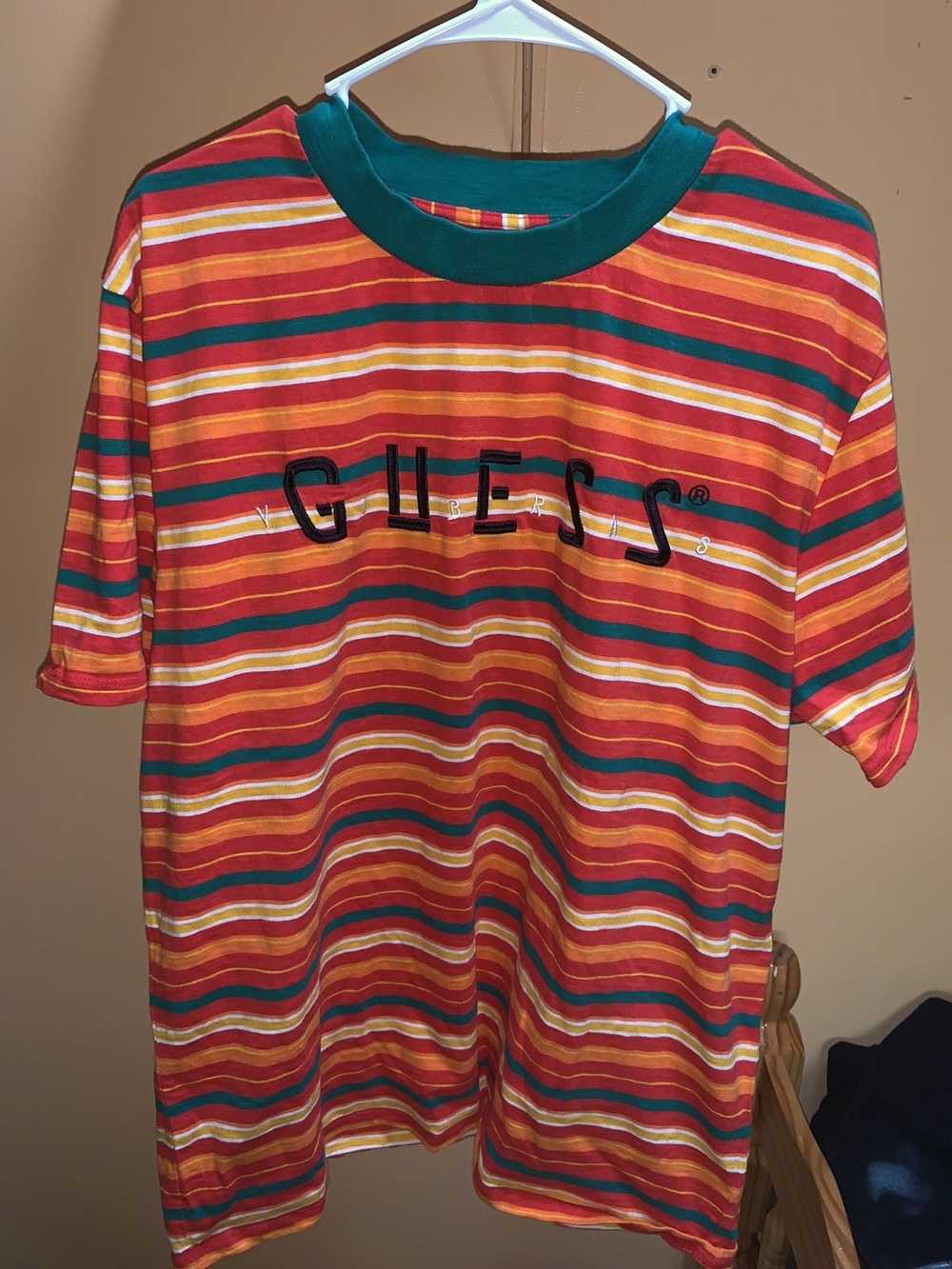 Guess Guess x J balvin Striped Tee - image 1