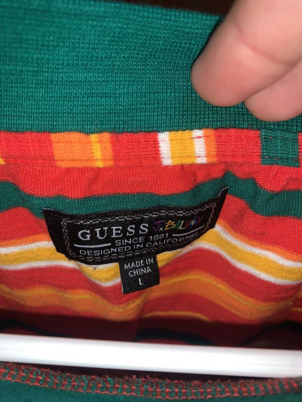 Guess Guess x J balvin Striped Tee - image 3