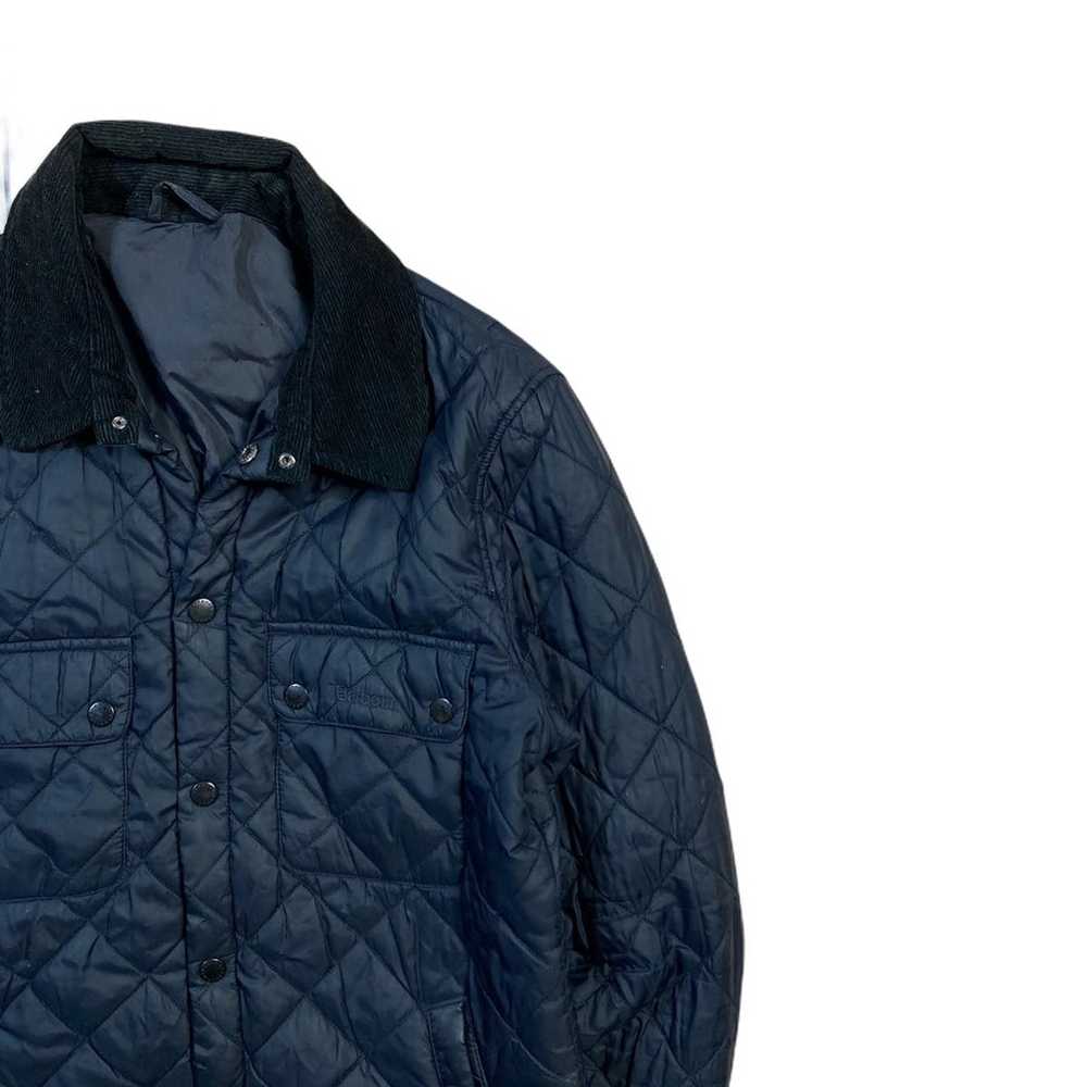 Barbour × Vintage Vintage Barbour black puffer co… - image 2