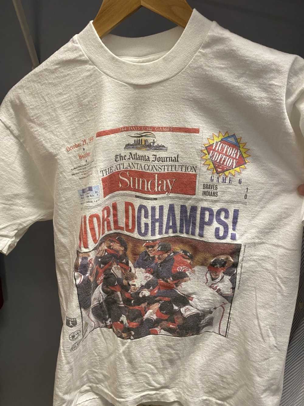 Vintage Vintage 1995 Atlanta Braves World Series … - image 2