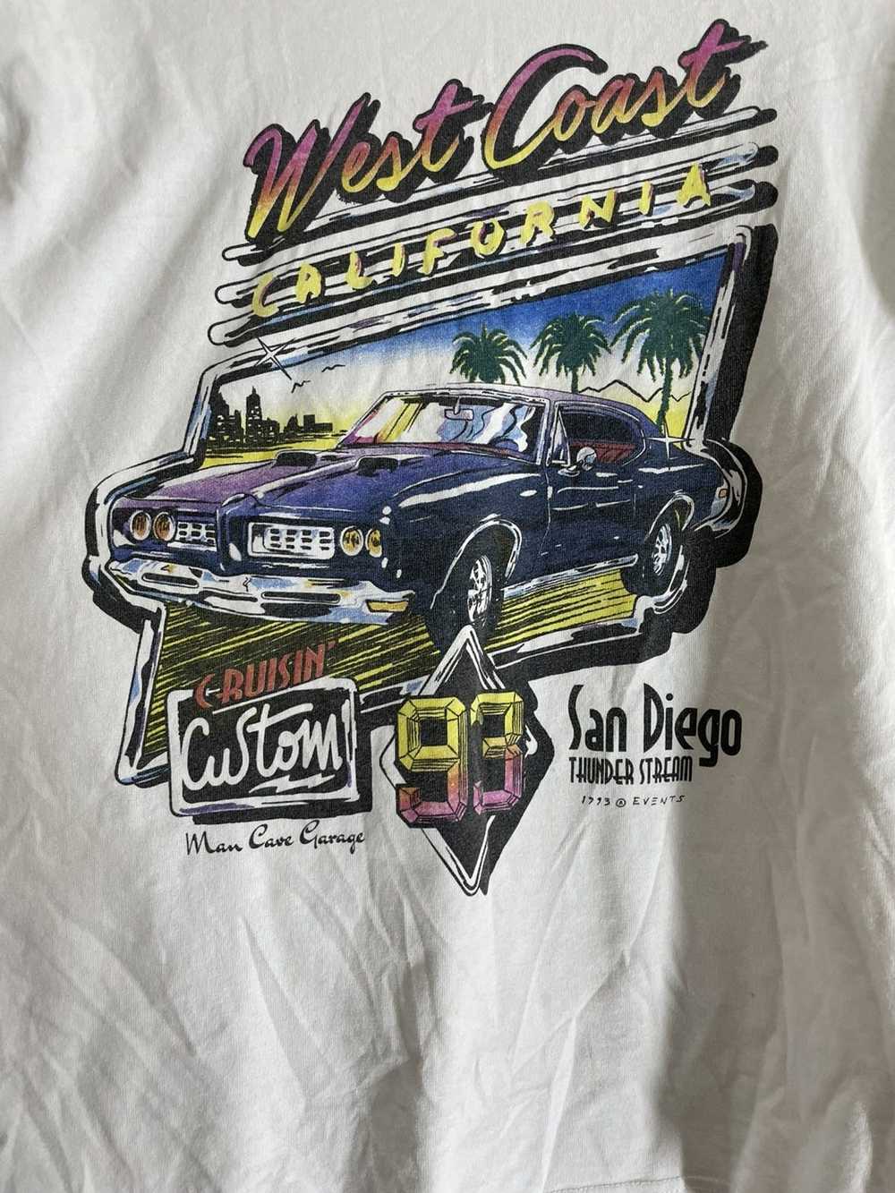 Custom × Tee Shirt × Vintage West coast californi… - image 2