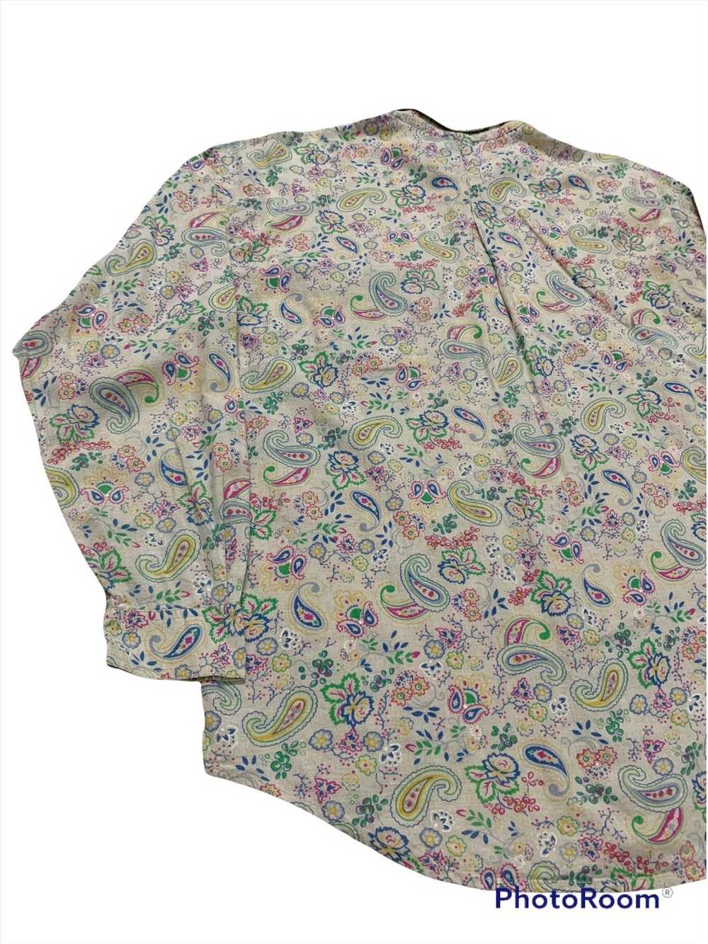 Designer × Paislee Liz Wear Paisley Multicolor Li… - image 5