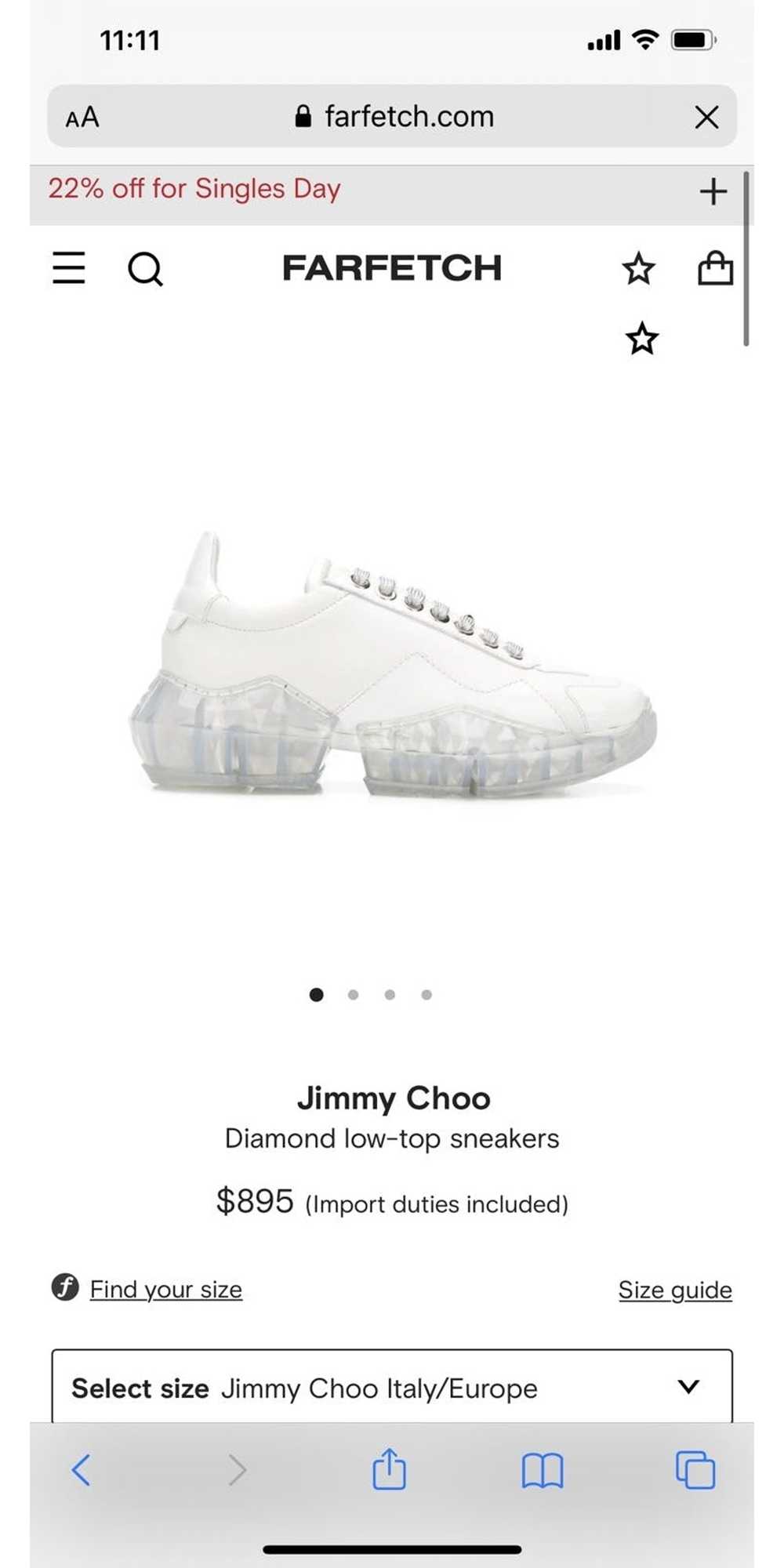 Jimmy Choo Jimmy choos diamond low-top sneakers - image 5