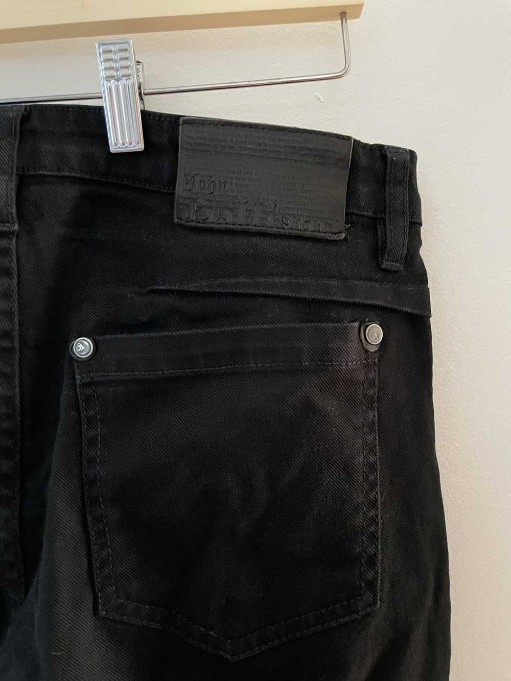 John Galliano Black Iconic Galliano Jeans - image 6