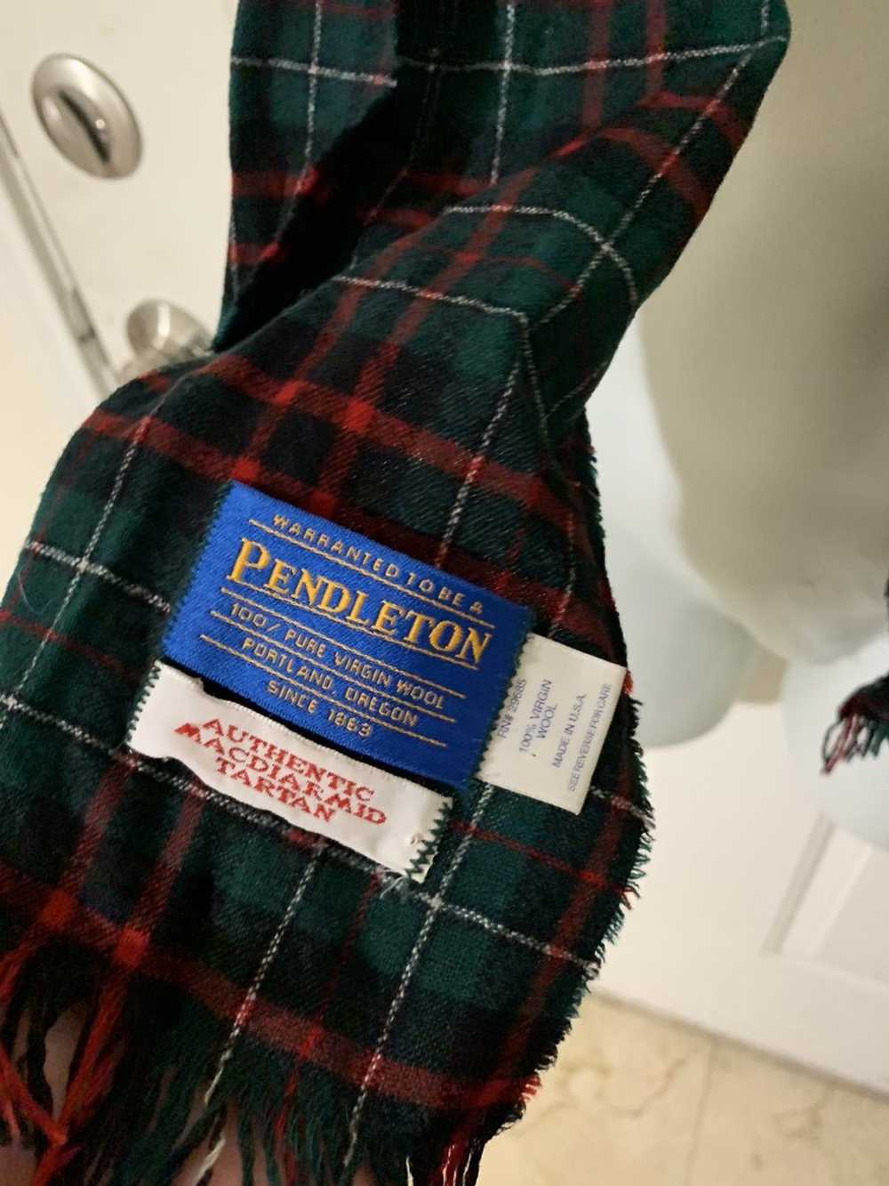 Pendleton × Vintage Tartan Plaid 100% virgin wool… - image 6