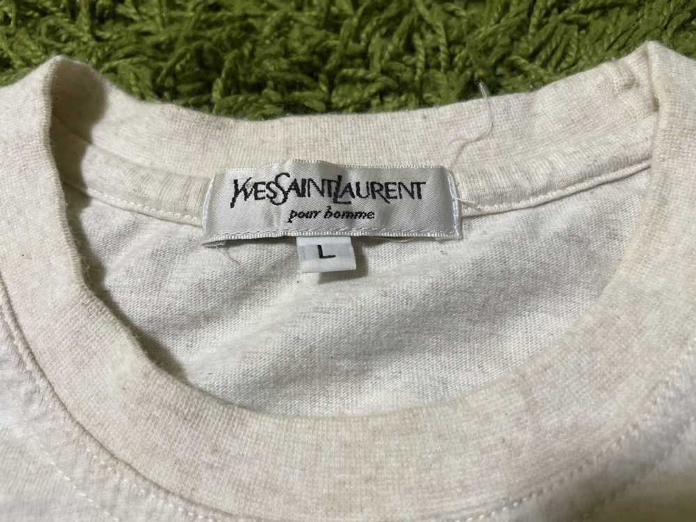 Vintage YSL pour homme top emboided logo