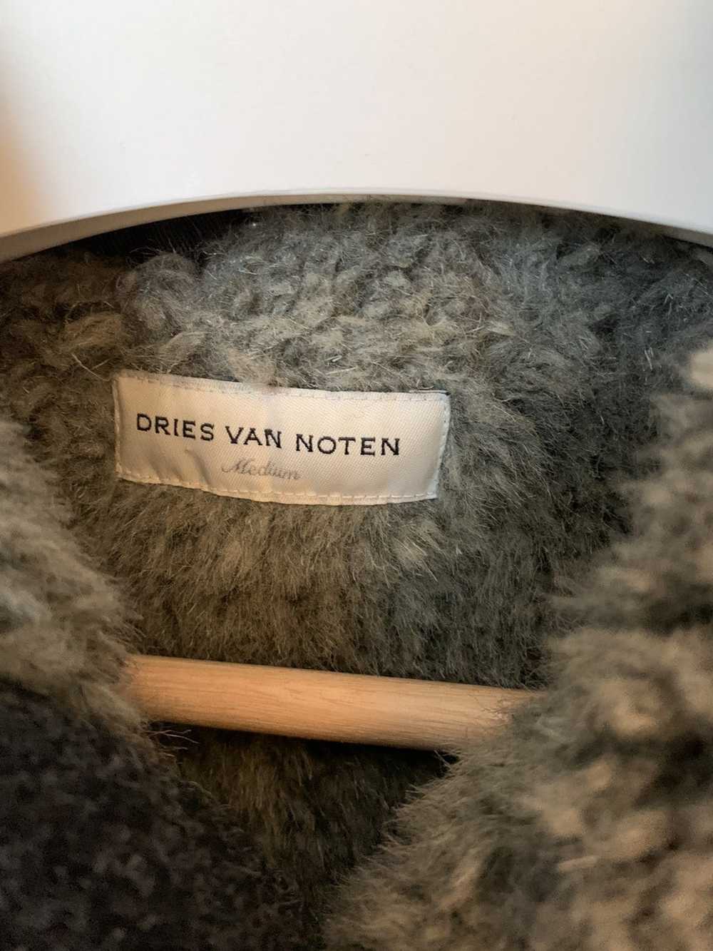 Dries Van Noten Dries shearling wool jacket - image 3