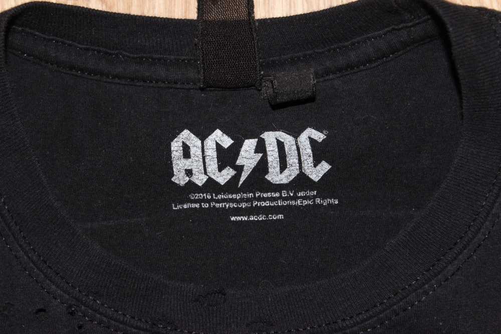 Ac/Dc × Band Tees × Rock T Shirt Vintage Style AC… - image 4