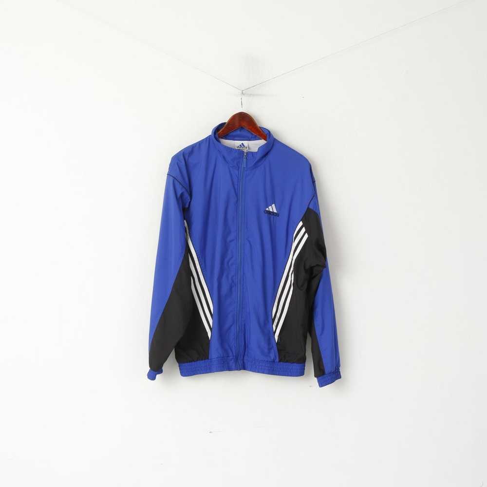 Adidas Adidas Men L 186 Jacket Blue Vintage Zip U… - image 1