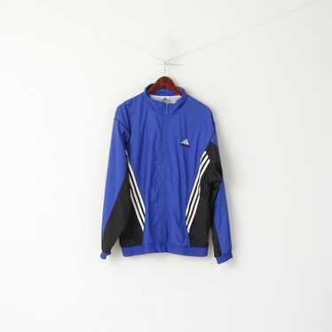 Adidas Adidas Men L 186 Jacket Blue Vintage Zip U… - image 1