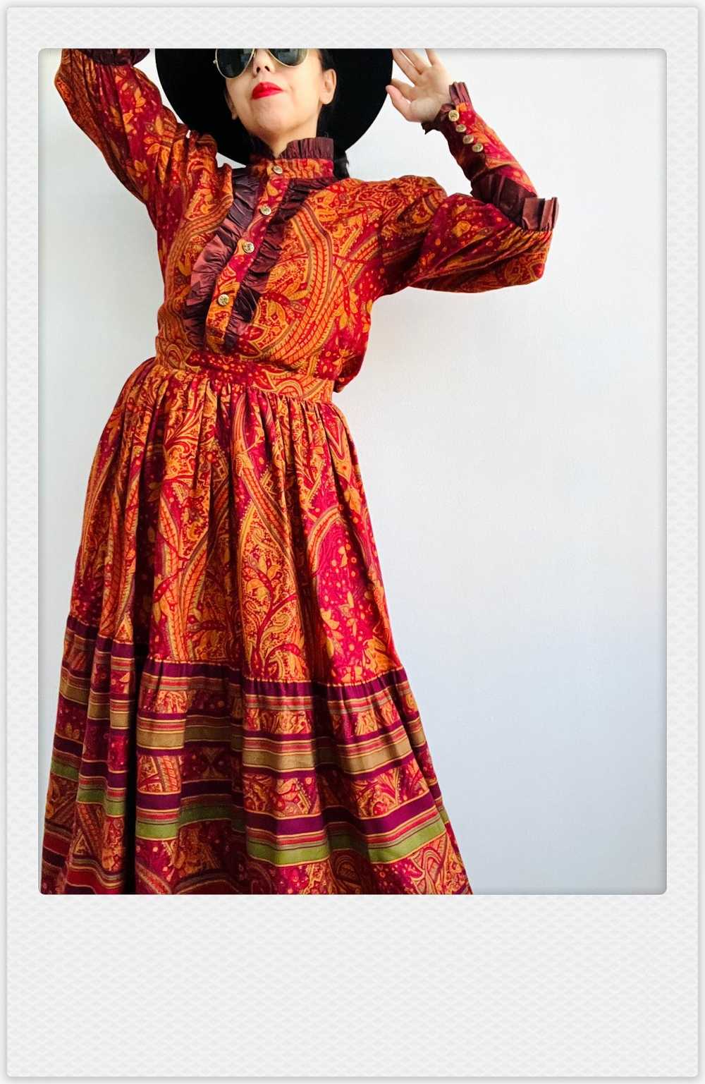 Yves Saint Laurent Paisley Skirt Ensemble - image 2