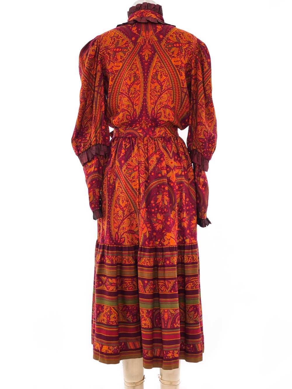 Yves Saint Laurent Paisley Skirt Ensemble - image 4