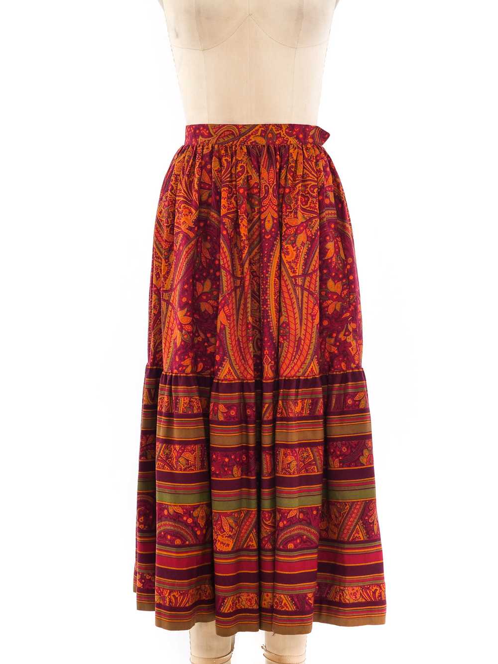 Yves Saint Laurent Paisley Skirt Ensemble - image 8