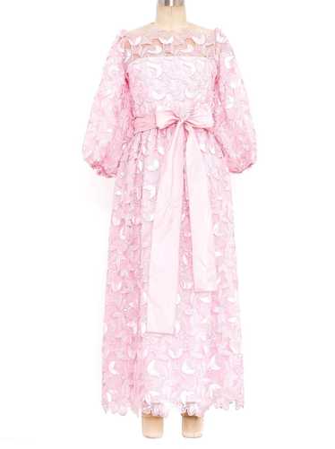 Richilene Pink Lace Gown