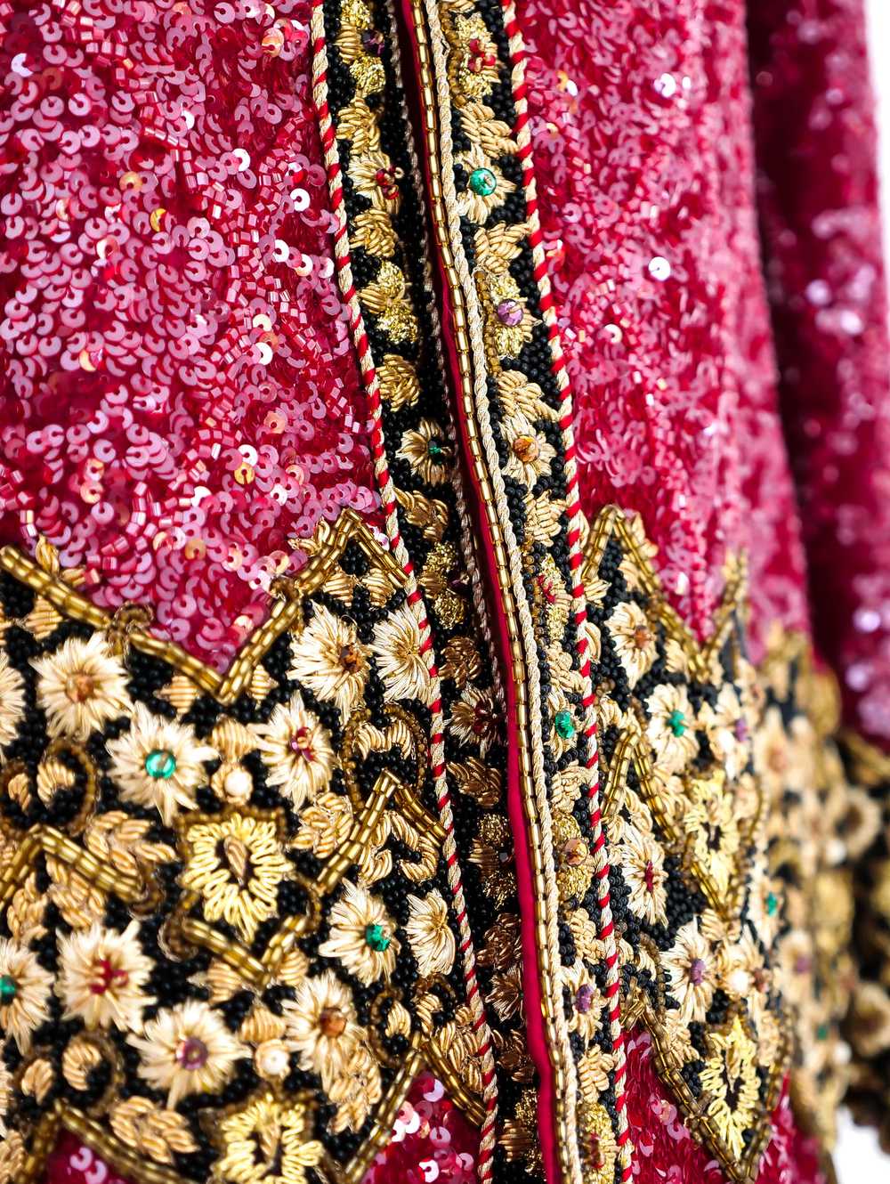 Mary McFadden Sequin Embellished Jacket - image 2