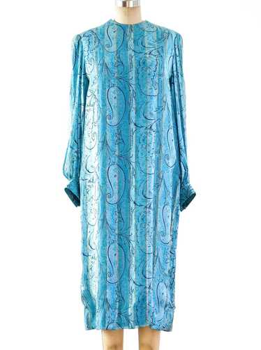 Adele Simpson Paisley Silk Dress