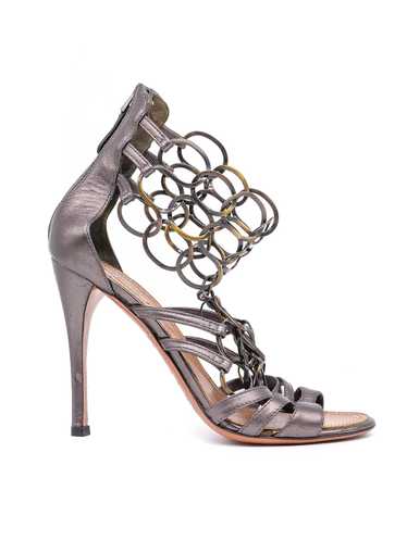 Alaia Chain Link High Heel Sandals, 37