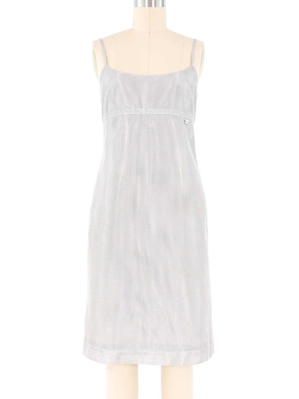 Chanel Silver Mesh Tank Dress - image 1