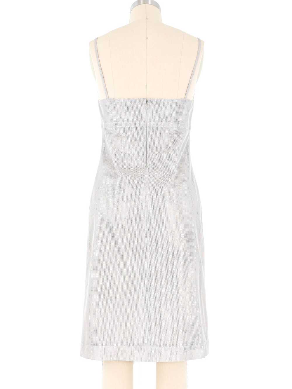 Chanel Silver Mesh Tank Dress - image 5