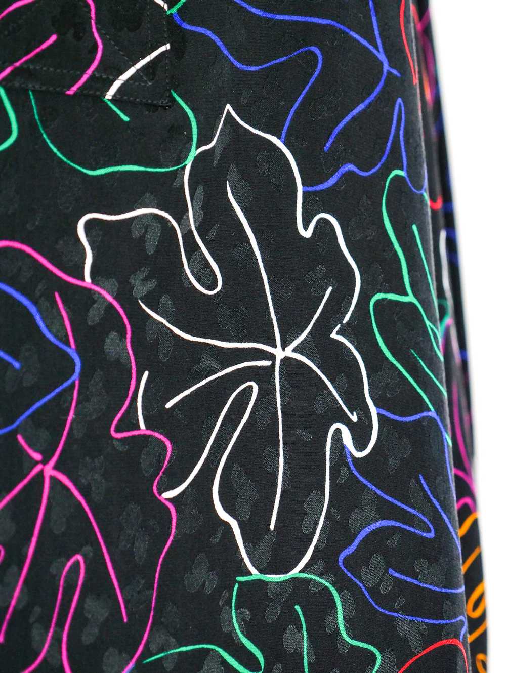 Yves Saint Laurent Leaf Print Silk Ensemble - image 2