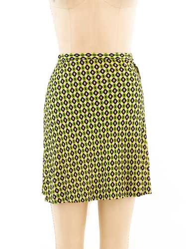 Paraphernalia Geometric Printed Mini Skirt