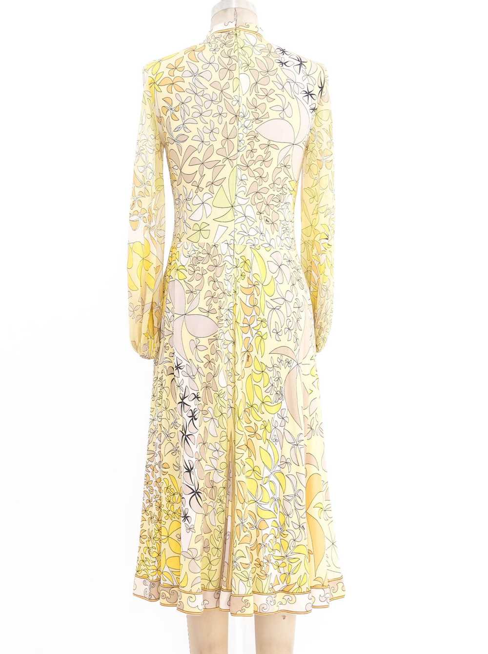 Bessi Printed Silk Jersey Dress - image 2