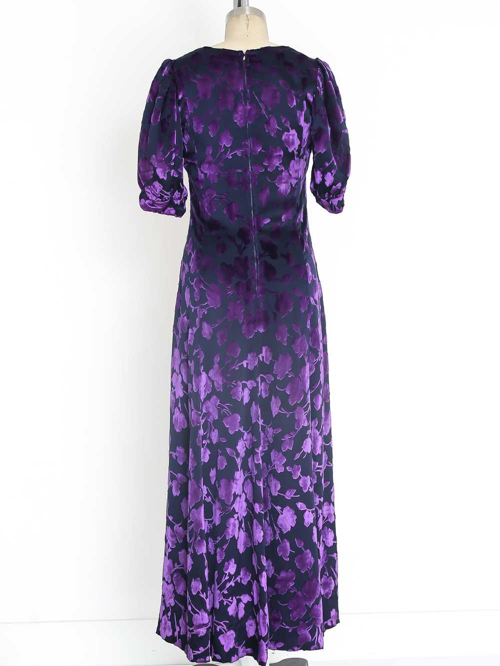 Yves Saint Laurent Amethyst Floral Dress - image 4