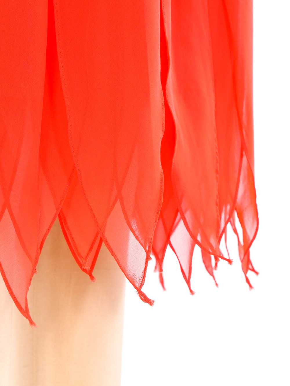 Travilla Layered Chiffon Dress - image 4
