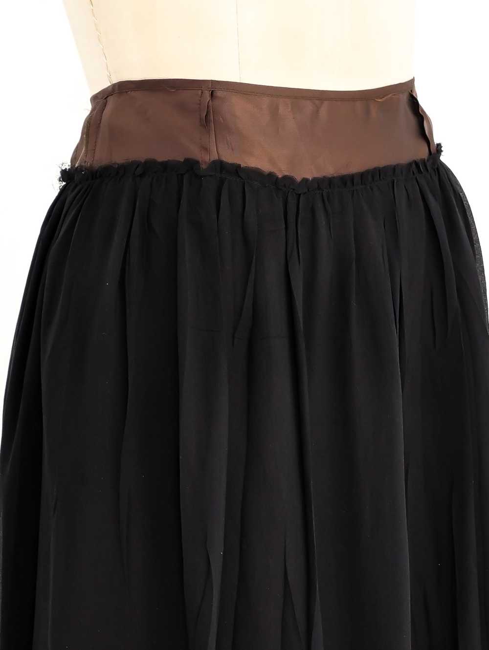 Maison Margiela Chiffon Exposed Lining Skirt - image 2