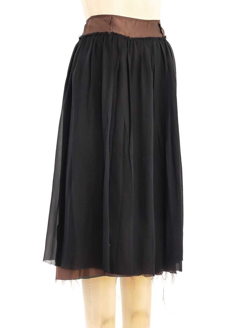 Maison Margiela Chiffon Exposed Lining Skirt - image 3