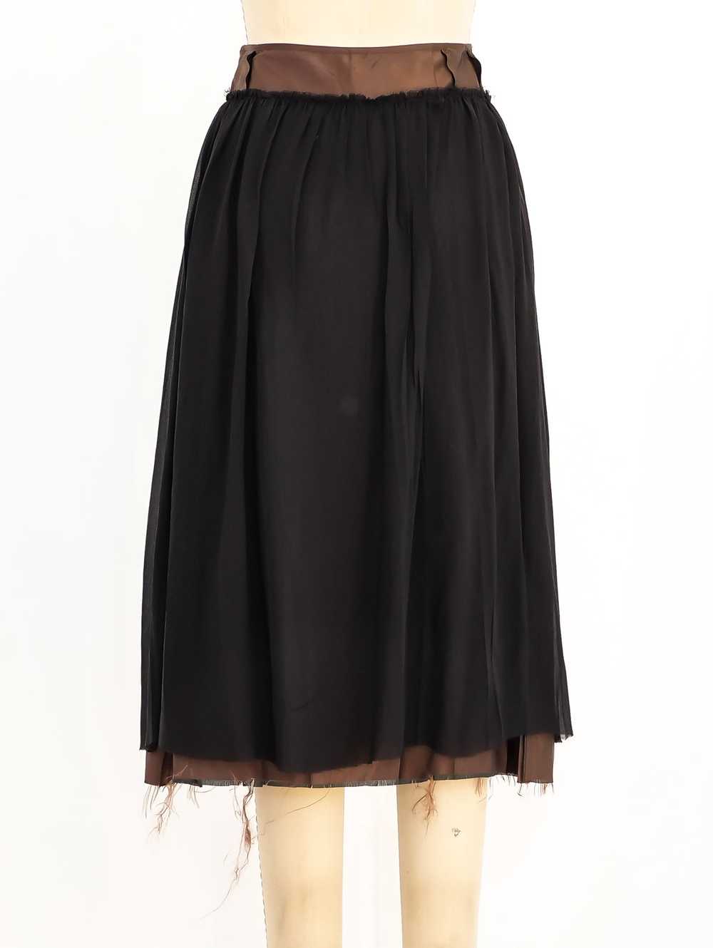 Maison Margiela Chiffon Exposed Lining Skirt - image 5