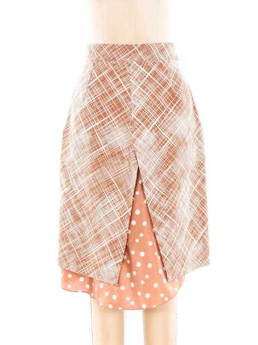 Marni Mixed Print Layered Skirt