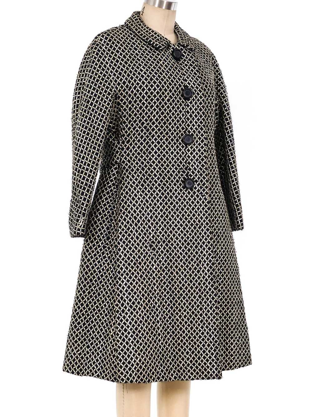 Galanos Ribbon Weave Coat - image 3