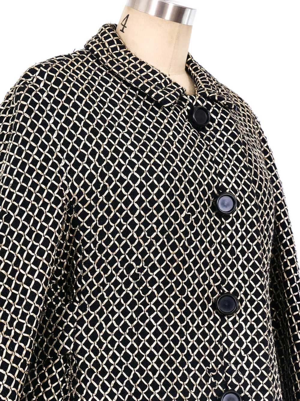 Galanos Ribbon Weave Coat - image 5