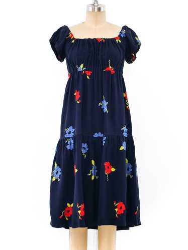 Ossie Clark Celia Birtwell Floral Dress