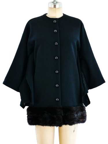 Pierre Cardin Carwash Fringed Jacket with Mink Tri