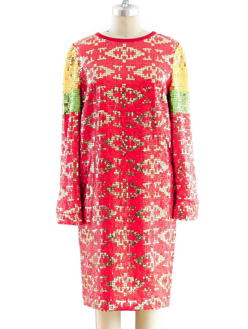 Multicolor Sequin Dress - image 1