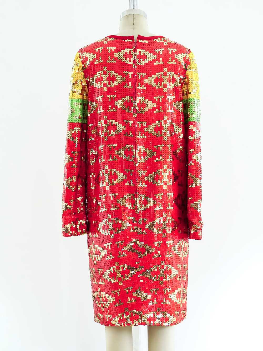 Multicolor Sequin Dress - image 4