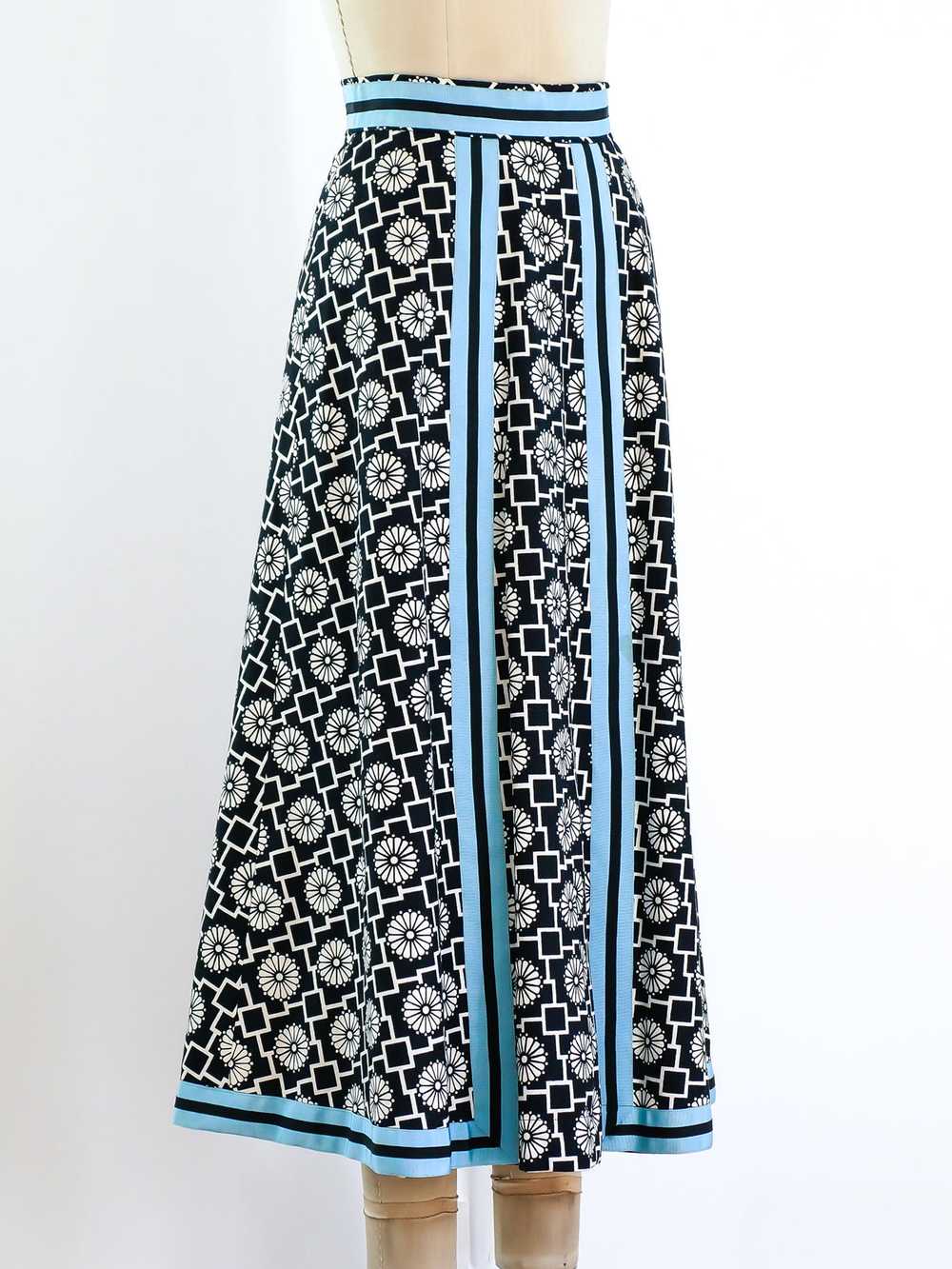 Block Printed Midi Skirt - image 3