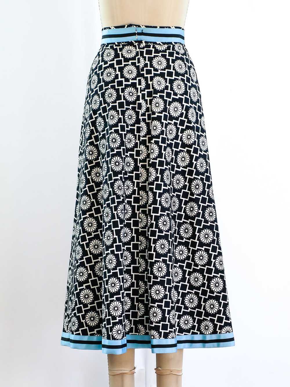 Block Printed Midi Skirt - image 4