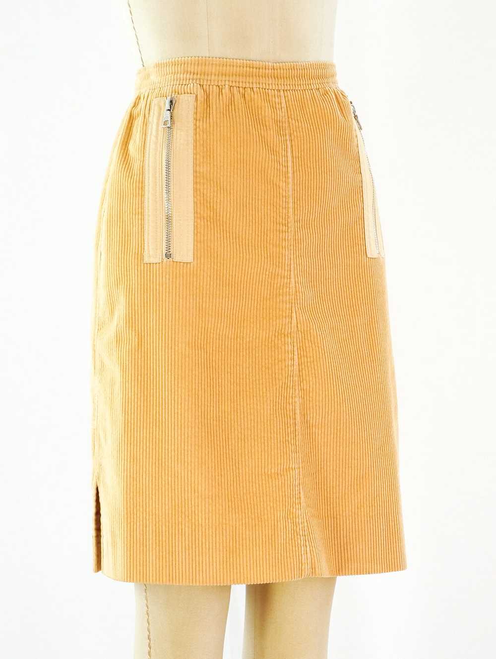 Courreges Corduroy Skirt - image 3