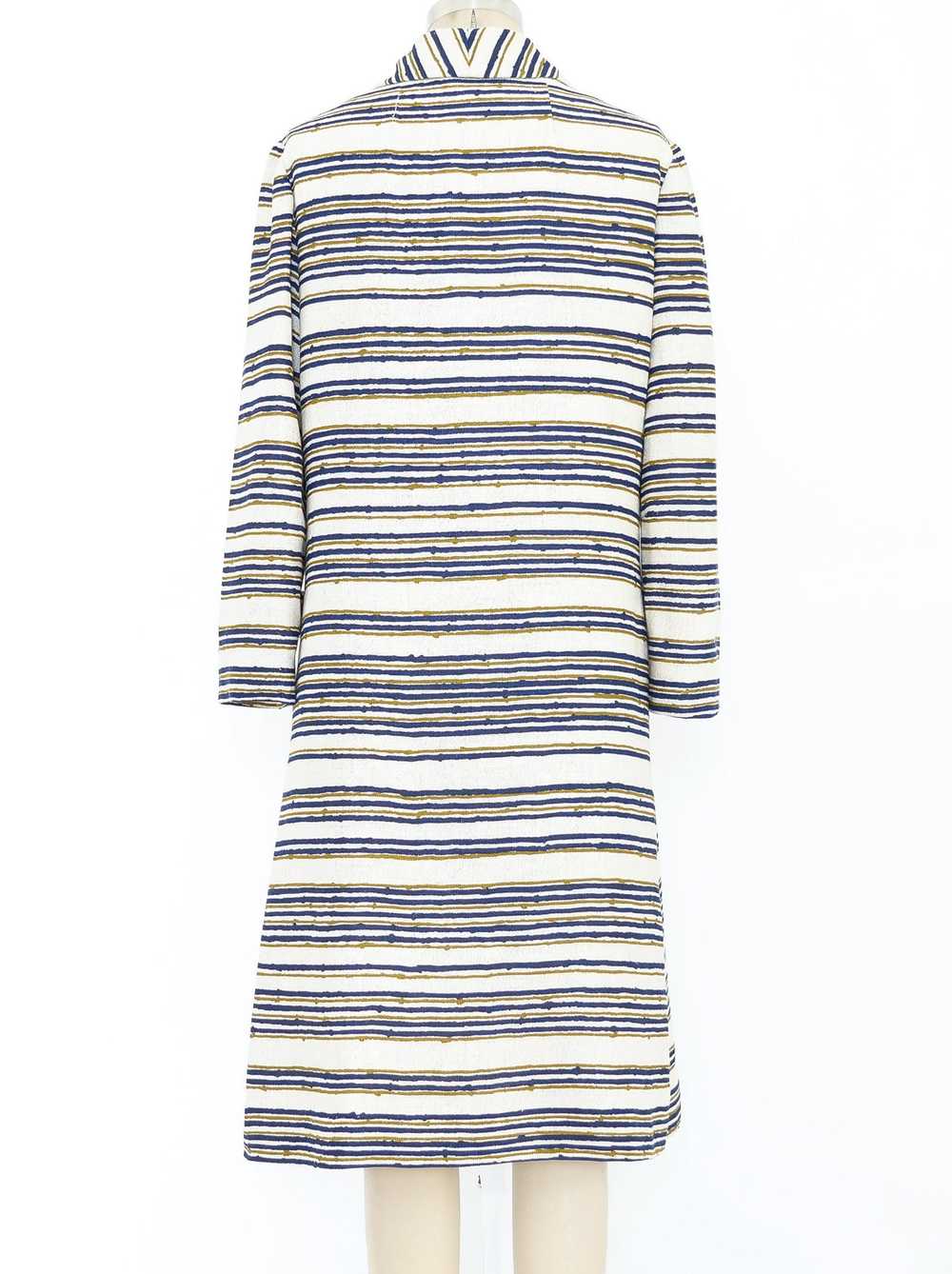 1960's Striped Canvas Coat - image 5