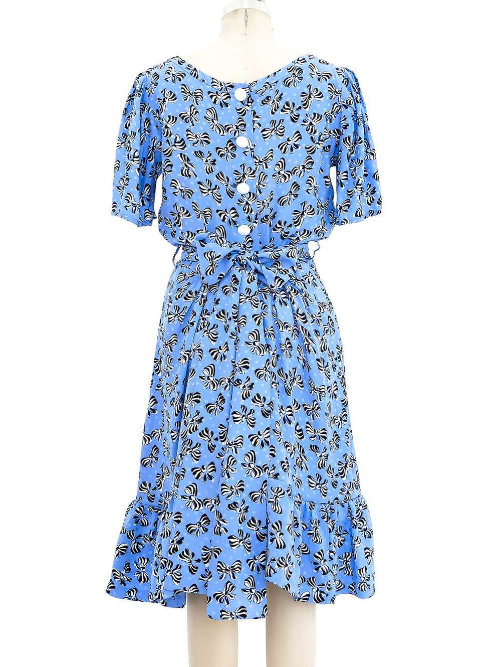 Yves Saint Laurent Bow Print Dress - image 2
