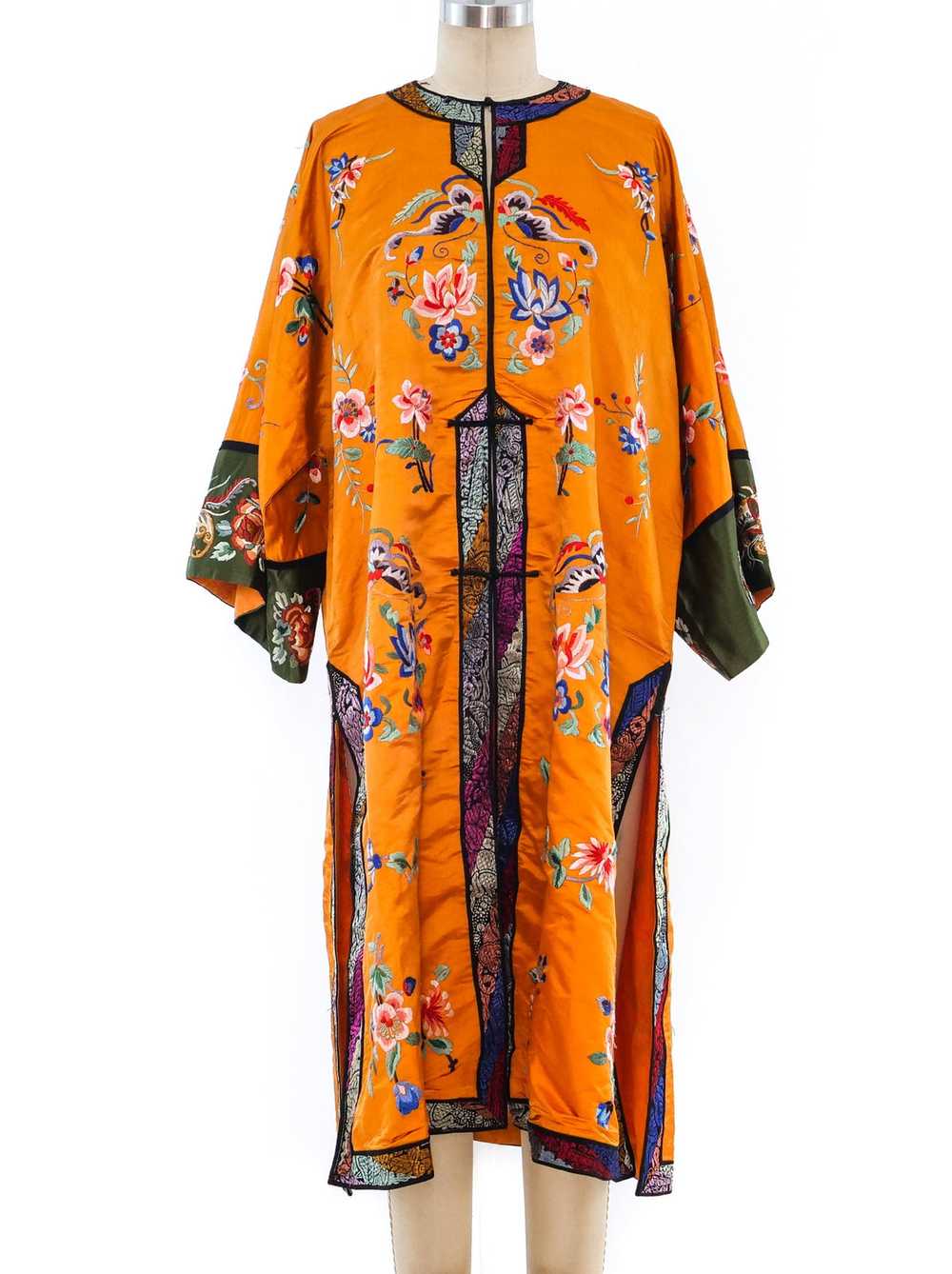 Embroidered Silk Chinese Jacket - image 3
