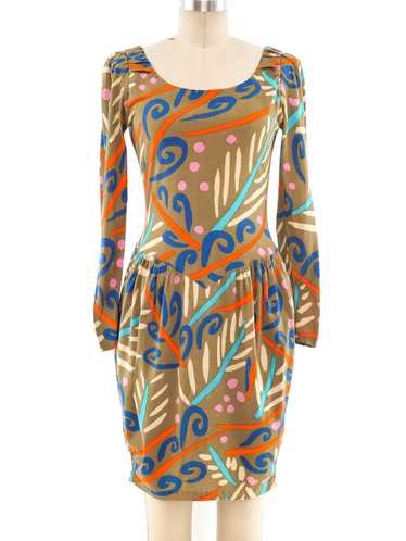 Missoni Abstract Printed Jersey Dress