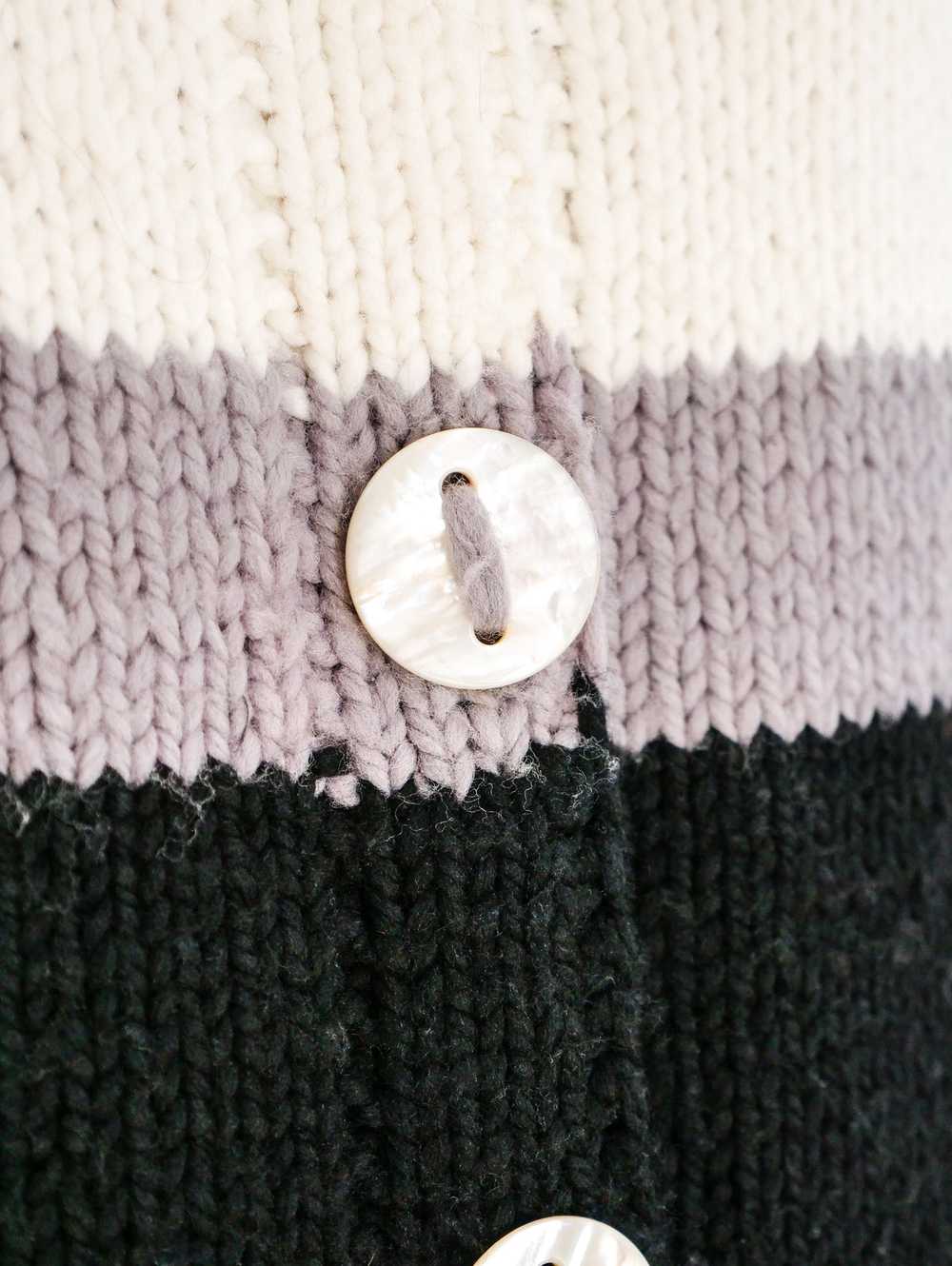 1960s Colorblock Knit Sweater - image 2