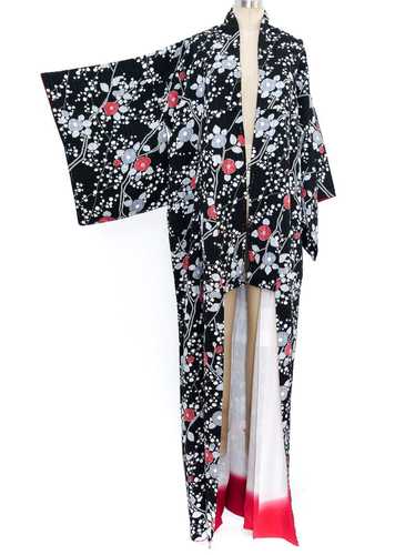 Cherry Blossom Printed Kimono