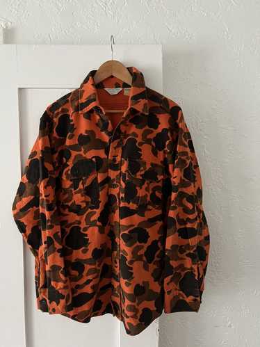 Made In Usa × Vintage VTG Chamois Cloud Camo Butto