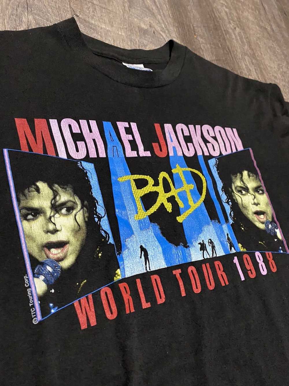 マイケルジャクソン　WORLD TOUR 1988 Ｔシャツ